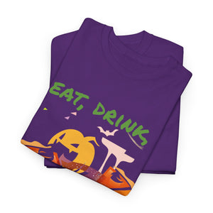 Halloween Tee - Eat Drink and Be Scary