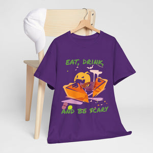 Halloween Tee - Eat Drink and Be Scary