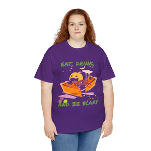 Halloween Tee - Eat Drink and Be Scary