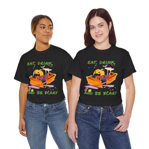 Halloween Tee - Eat Drink and Be Scary